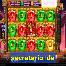 secretario de esporte salario